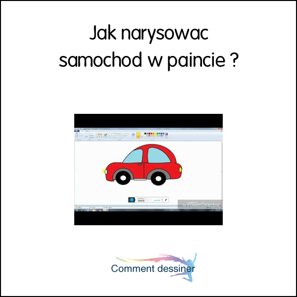 Jak narysować samochód w paincie